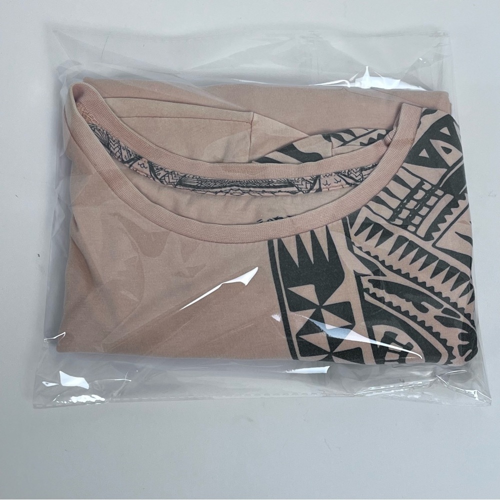 Maori Hook Men's Tribal Polynesian Tatoo Graphic Print Tee Shirt Size M; Moana - Picture 9 of 10